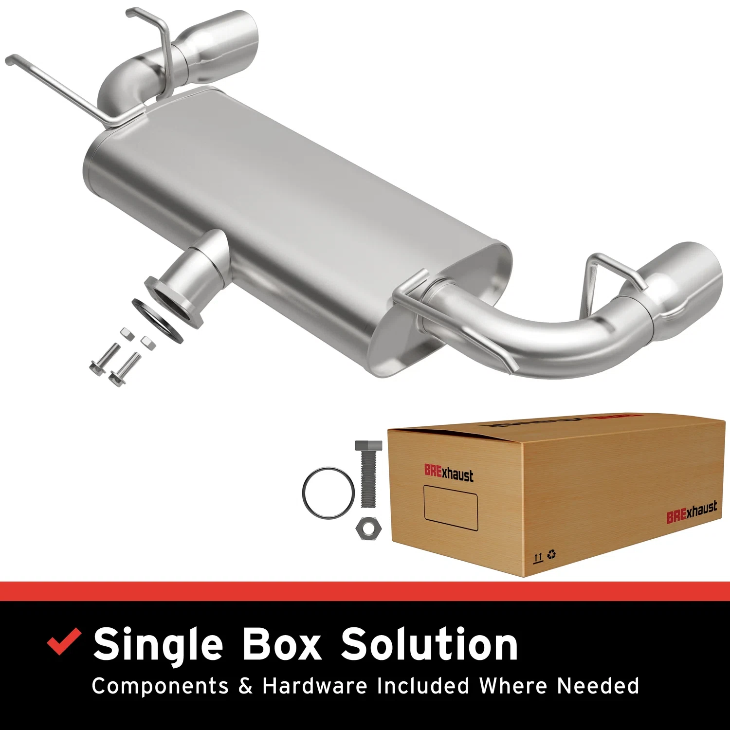 Fits 2006-2014 Mazda MX-5 Miata 2.0L Direct-Fit Replacement Exhaust System